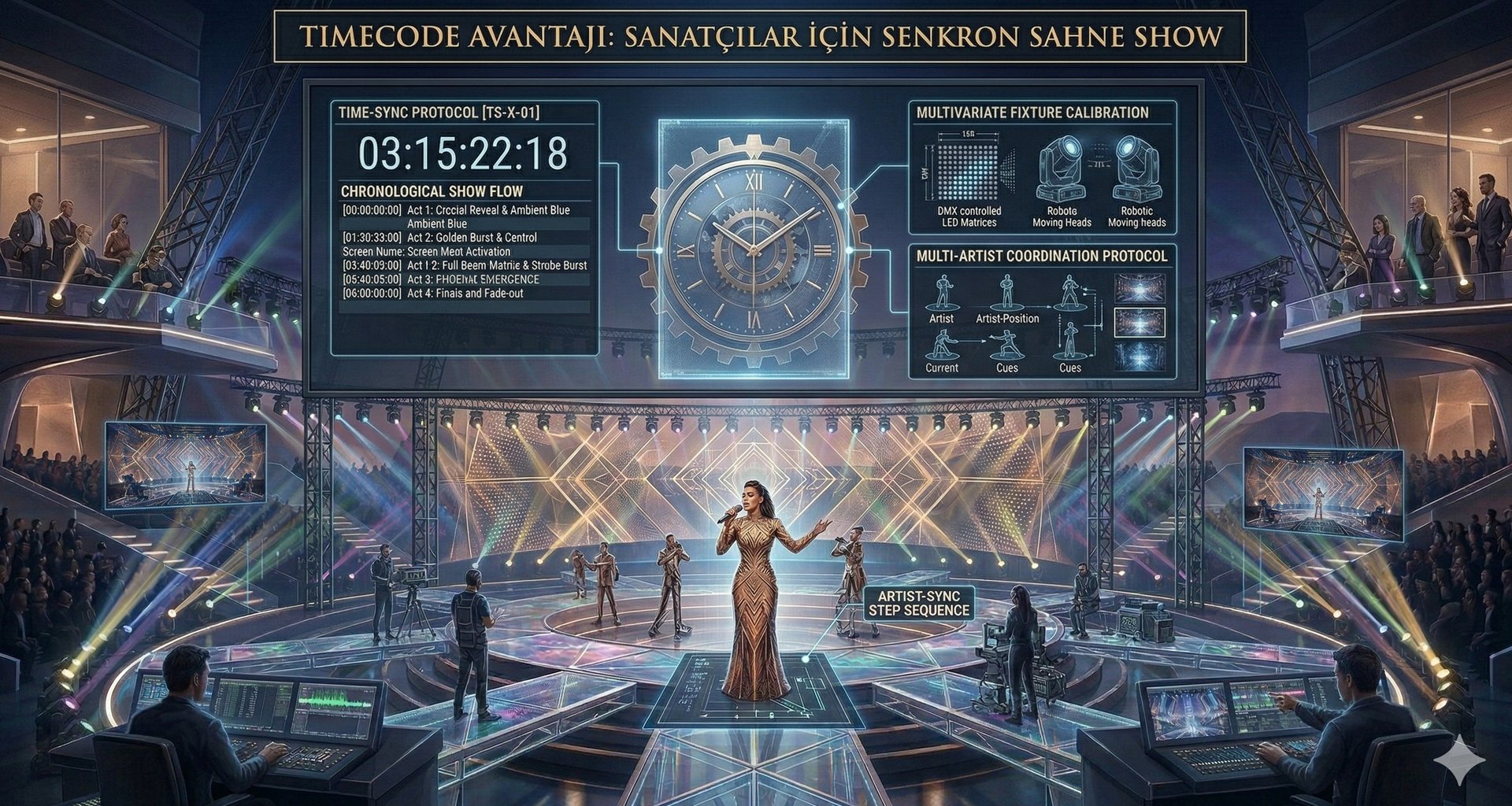Timecode Avantajı | Sanatçılar İçin Senkron Sahne Show
